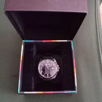 Paul Smith 블랙 아날로그 손목시계