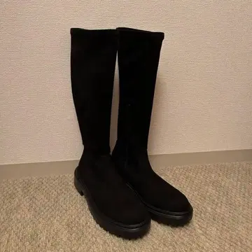 GU 울트라 스트레치 롱 부츠 S 사이즈 블랙