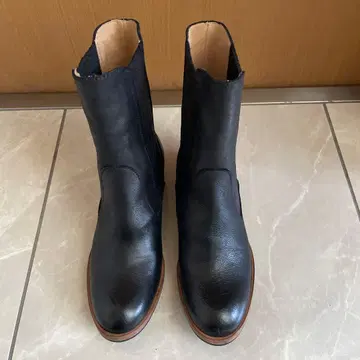 KUPURI 가죽 사이드 고어 부츠