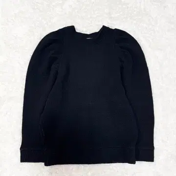 [ 요리 yori ] 근년 턱 숄더 니트 울 블랙 FREE 가을/겨울