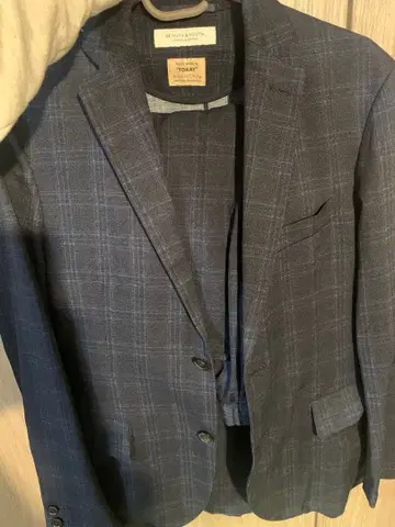 BEAUTY&YOUTH 네이비 수트 셋업 S