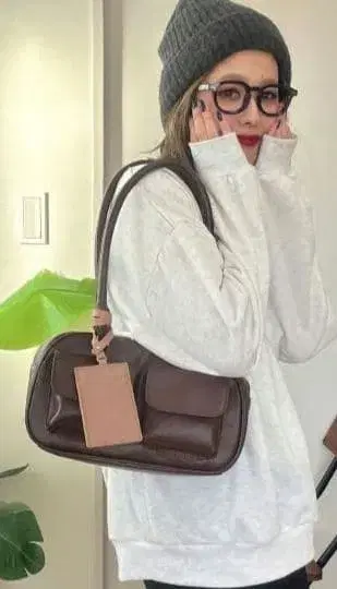 시마무라 NON 백 다크 브라운만