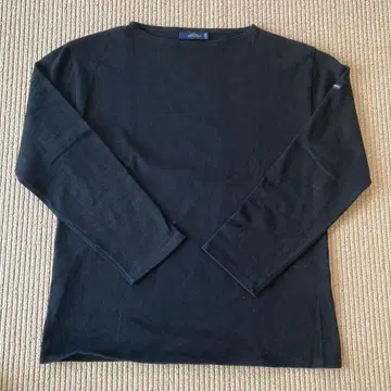 SAINT JAMES 블랙 긴팔 티셔츠 바스크 셔츠