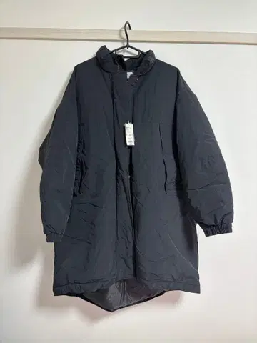 BAYFLOW 블랙 롱 기장 몬스터 코트 머플러 포함