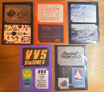 SixTONES 투어 스티커 세트