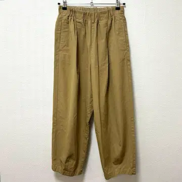 카구레 코튼 크롭 팬츠 베이지 GAA4-24M013