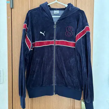 PUMA 저지 후드티 벨로아 네이비 남성용 L 사이즈