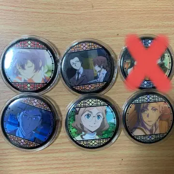 문호 스트레이독스 캔 배지 12개