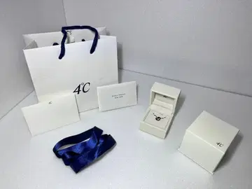 4C 하트형 목걸이 기프트 박스 포함