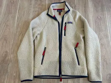 Patagonia 플리스 자켓 크림색