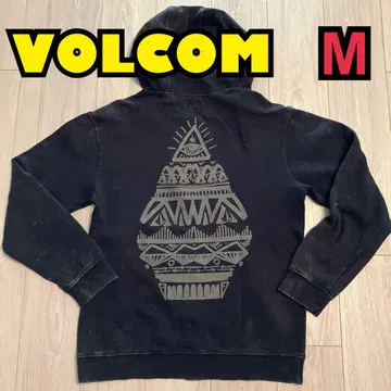 [ 주말 세일 ] Volcom 집업 후드티 M 블랙