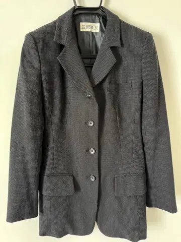 INTERMODE 스트라이프 테일러드 자켓