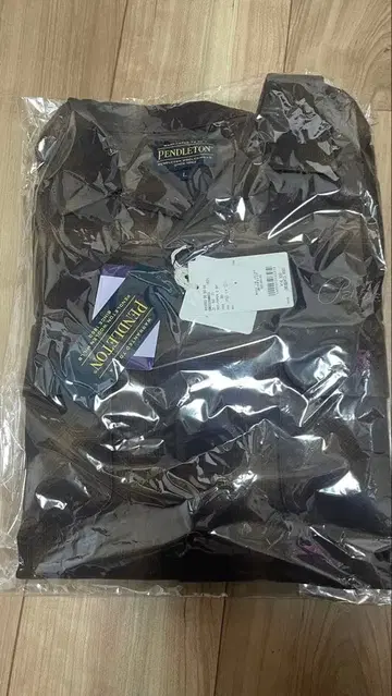 미개봉 펜들턴 PENDLETON 별주 오픈 카라 셔츠 브라운