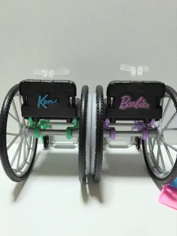 1/6 바비 켄의 휠체어와 슬로프 액션 피규어 인형