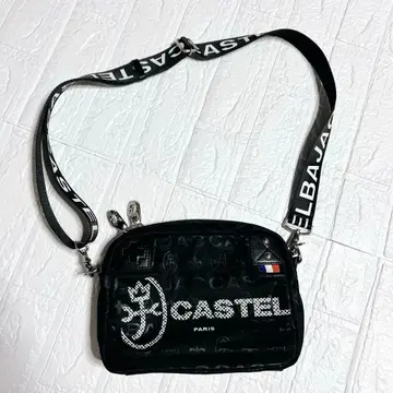 까스텔바작 castelbajac 파세 가로형 숄더백 블랙