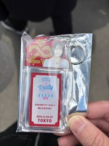 하시모토 에리코 AKB48 SPECIAL 복권 티켓 홀더풍 키링