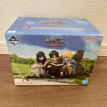 진격의 거인 제일복권 A상 엘런&미카사&아르민 피규어 벽 너머의 세계