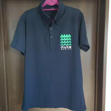 muta marine 네이비 피케 셔츠