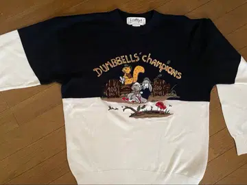 덤벨 챔피온 트레이닝복 블랙/화이트 신사 골프 스웨터