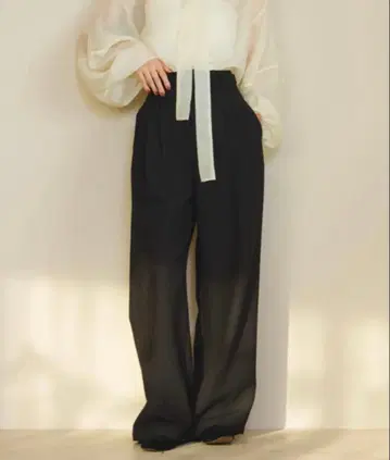 헴 후크 2WAY 와이드 팬츠