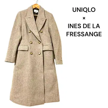컨디션 최상 정가 1.5만 엔 유니클로 x 이네스 콜라보 롱 코트 L