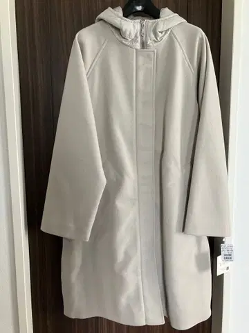 메틀리제 후드 부착 롱 코트