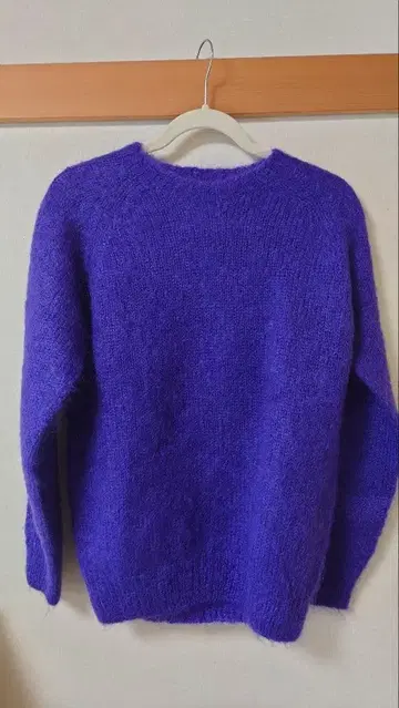 Harley of Scotland 모헤어 크루넥 니트 스웨터