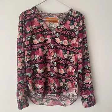 MAISON DE SHANTI 꽃무늬 긴팔 셔츠