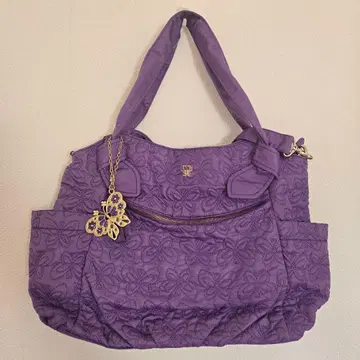 안나수이 ANNA SUI 퀼팅 숄더백 퍼플 [ 새상품급 ]