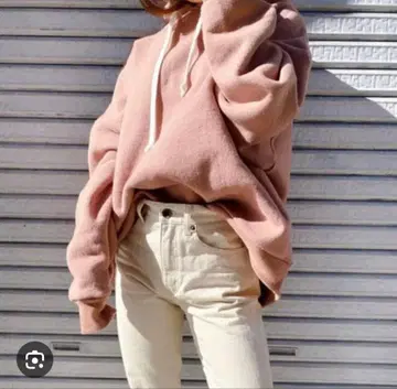 시루무린 후디 후드티 후디 핑크 후드티