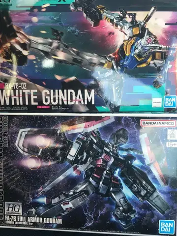 건담 프라모델 HG 1/144 화이트 건담 지크 액스 풀아머 건담