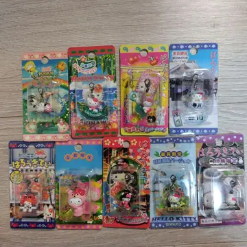 새상품 지역 한정 헬로키티 스트랩 9개 세트 kitty