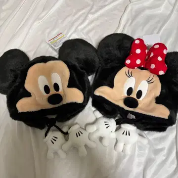 미키 미니 귀도리 모자 2세트 팬캡