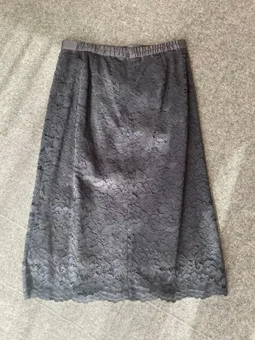 플라스테 노카라 자켓 & 레이스 스커트