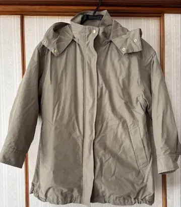 green label relaxing 퀼트 이너 후드 블루종 36