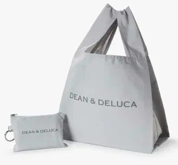 DEAN & DELUCA 그레이 파우치 포함 에코백