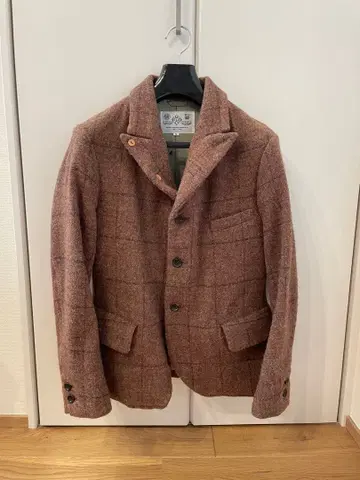 올드맨즈테일러 윈도페인 체크 블레이저