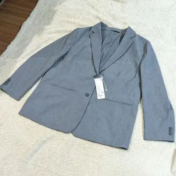 [새상품] 유니클로 테일러드 자켓 릴랙스핏 그레이 한정판 사이즈