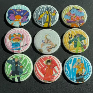 원피스 캔뱃지 9개 세트 다이소 DAISO