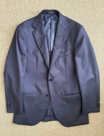 네이비 수트 상하의 카시야마 KASHIYAMA