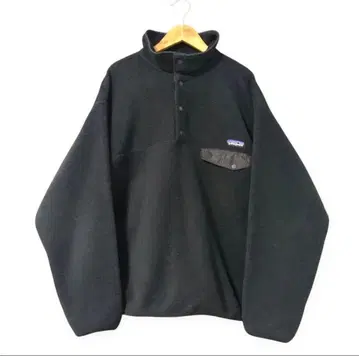 Patagonia 스냅T 올 블랙 L 사이즈