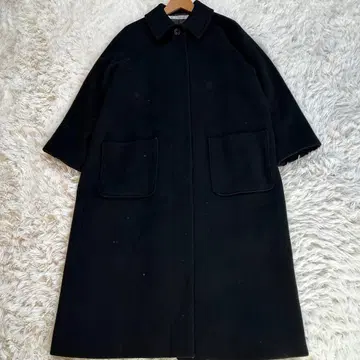 저널 스탠다드 럭스 울 롱 코트 블랙 최근 모델