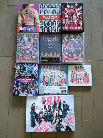 E-girls Flower Happiness DVD CD 소책자 포함