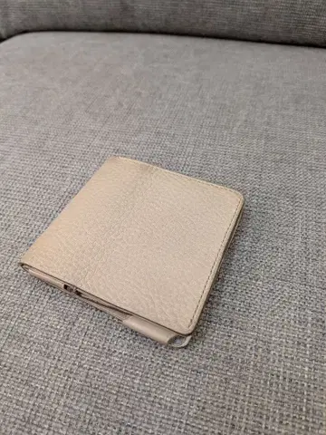 HITOE 베이지 접이식 지갑 일본제