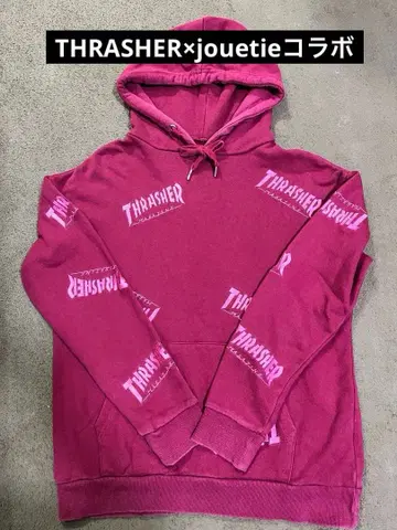 THRASHER x jouetie 콜라보 후드티 M 사이즈