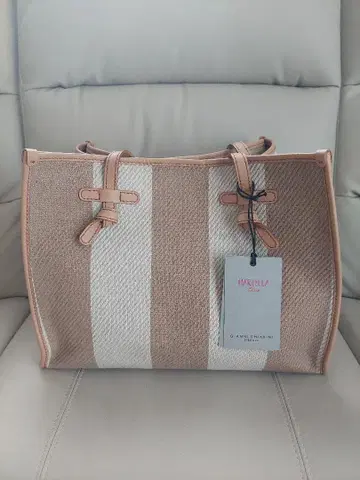 [ 새상품 ] 지아니카리니 멀티첼라 토트백 스트라이프