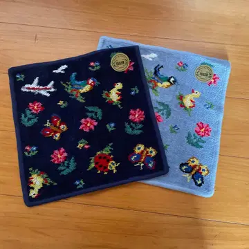 새상품 FEILER JAL 콜라보 타월 손수건