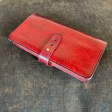 ARTS&SCIENCE 아츠&사이언스 레더 롱 월렛/레드