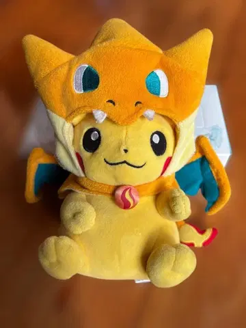 피카츄 봉제 인형 드래곤 모자