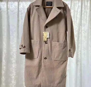 CUBE SUGAR 그레이 두꺼운 원단 스텐카라 코트 택 포함 새상품